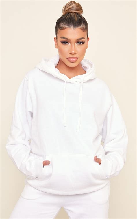 White Oversized Hoodie 